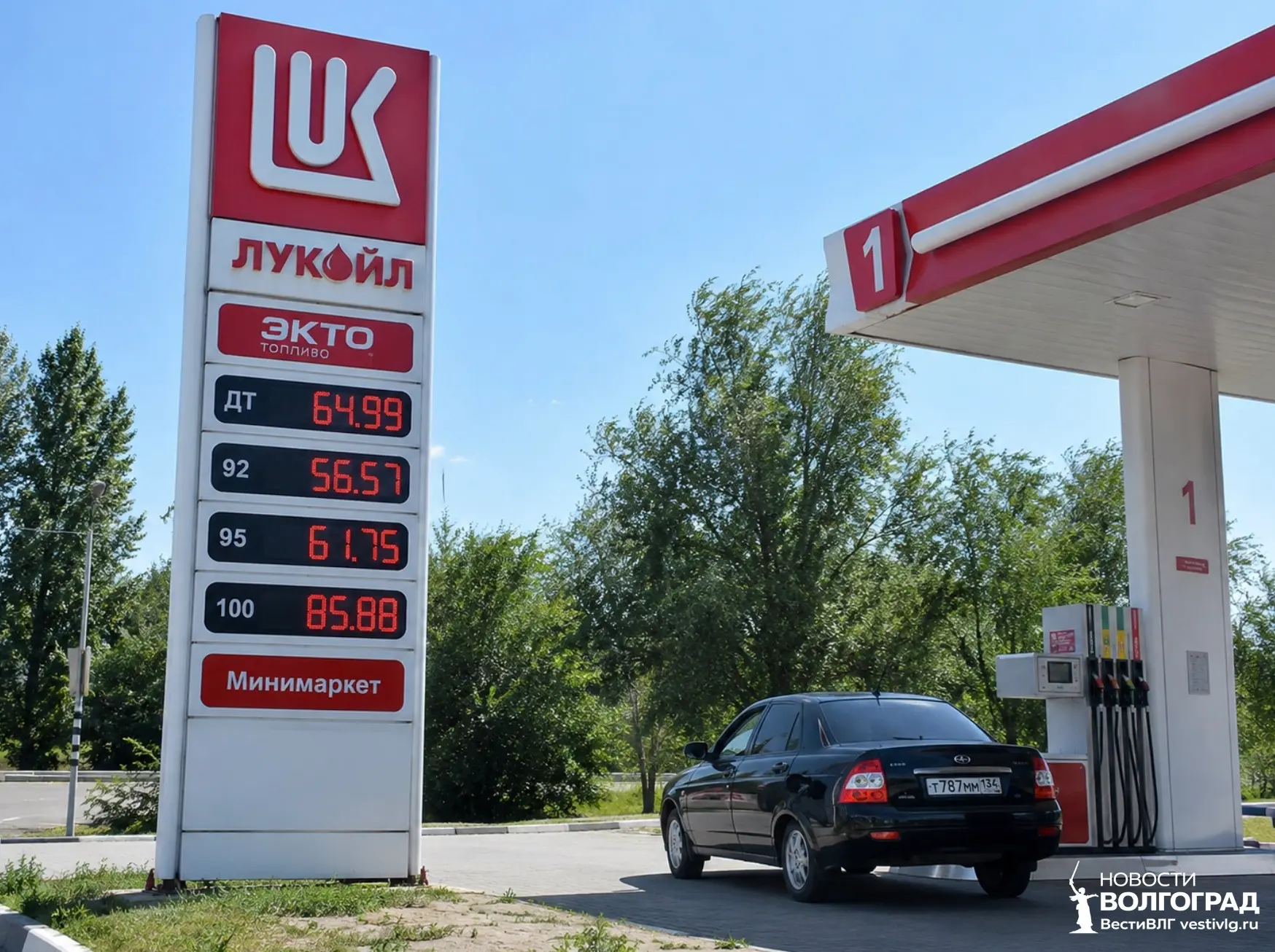 Цены на топливо вновь выросли в Волгоградской области
