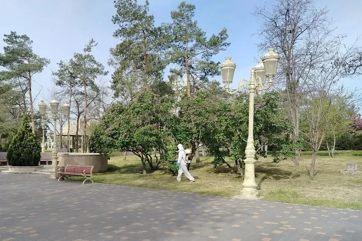 Два парка Волгограда прошли обработку от клещей перед сезоном прогулок