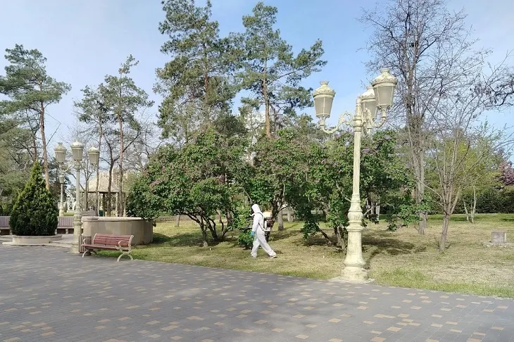 Два парка Волгограда прошли обработку от клещей перед сезоном прогулок