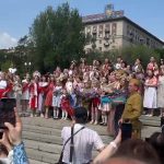 В Волгограде десятки Екатерин устроили флешмоб с песней «Катюша»