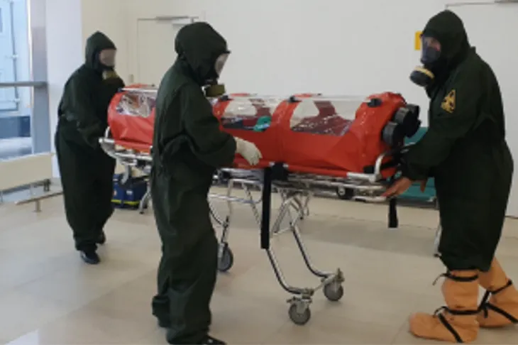Хантавирус: в аэропорту Волгограда прошли учения по выявлению опасной инфекции