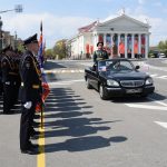 Полицейские Волгограда вышли на генеральную репетицию 9 Мая