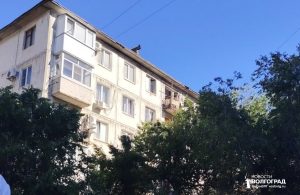 В Краснооктябрьском районе после атаки БПЛА пострадал многоквартирный дом