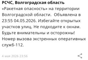 Ракетная опасность в Волгоградской области: хронология ночных событий