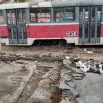 Сход трамвая в Краснооктябрьском районе: как ходит №13 сейчас