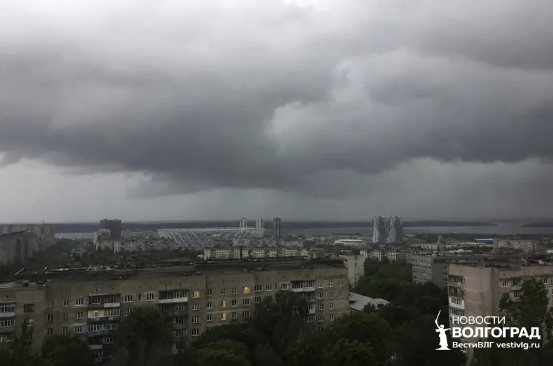Ливни, грозы и ветер до 25 м/с ожидаются в Волгоградской области