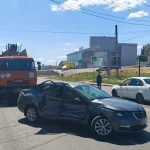 ДТП в Краснооктябрьском районе Волгограда: столкновение Skoda и КАМАЗа, пострадали 4 человека