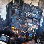 В Волгограде из горящей девятиэтажки эвакуировали 13 человек