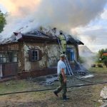 Дом площадью 150 квадратных метров выгорел в хуторе Лучновском