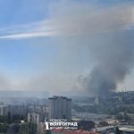 В овраге на Нарвской загорелись мусор и сухая растительность