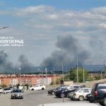 Столбы дыма поднялись над Советским районом Волгограда