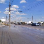 Прорыв канализации затопил участок Второй Продольной