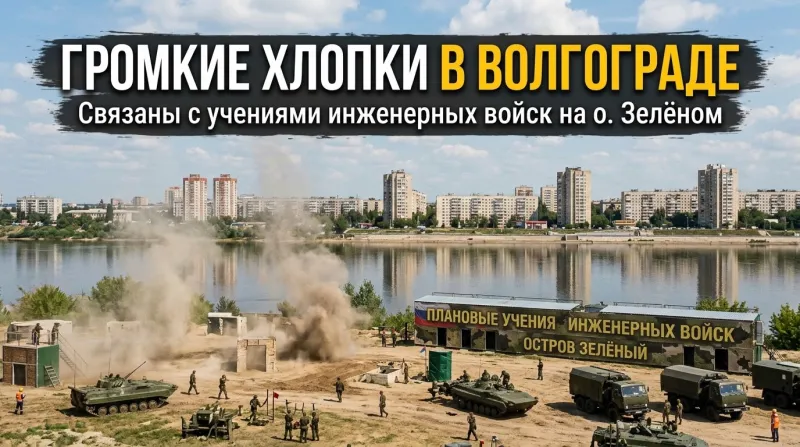 Громкие хлопки раздались сразу в трех районах Волгограда