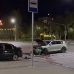 Ночью в Волжском произошло серьезное ДТП на перекрёстке Ленина и Космонавтов