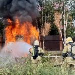 В Дзержинском районе Волгограда потушили пожар на трансформаторной подстанции