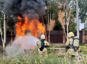 В Дзержинском районе Волгограда потушили пожар на трансформаторной подстанции