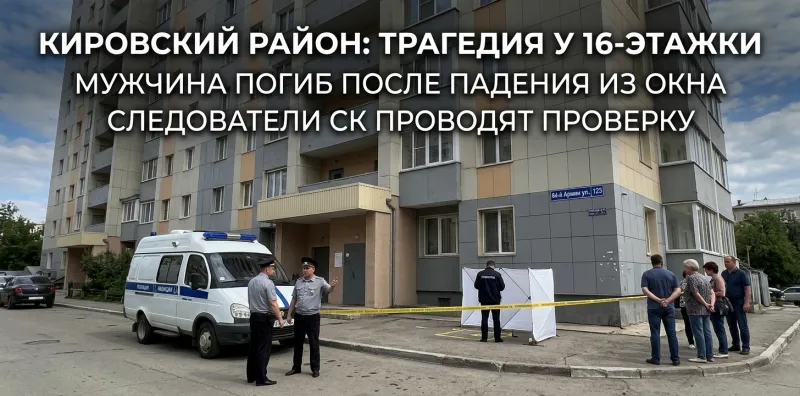В Кировском районе Волгограда мужчина погиб после падения из окна многоэтажки