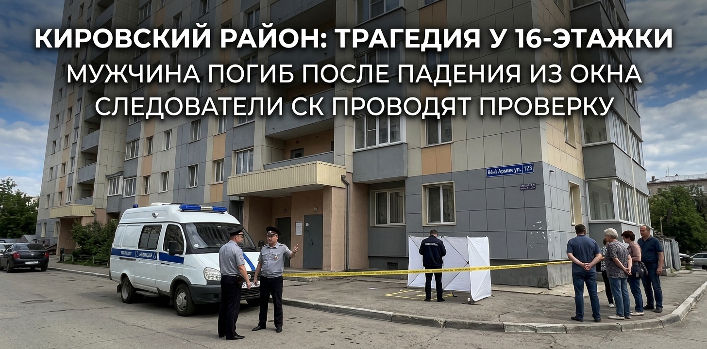 В Кировском районе Волгограда мужчина погиб после падения из окна многоэтажки