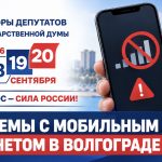 Волгоградцы пожаловались на проблемы с интернетом в первый день голосования